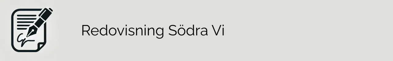 Redovisning Södra Vi